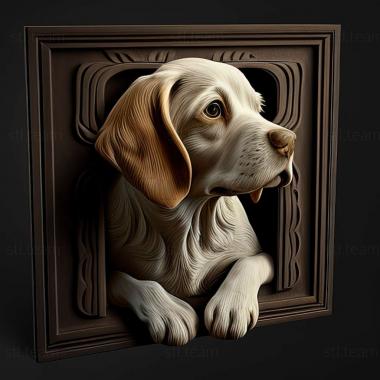 3D model dog (STL)